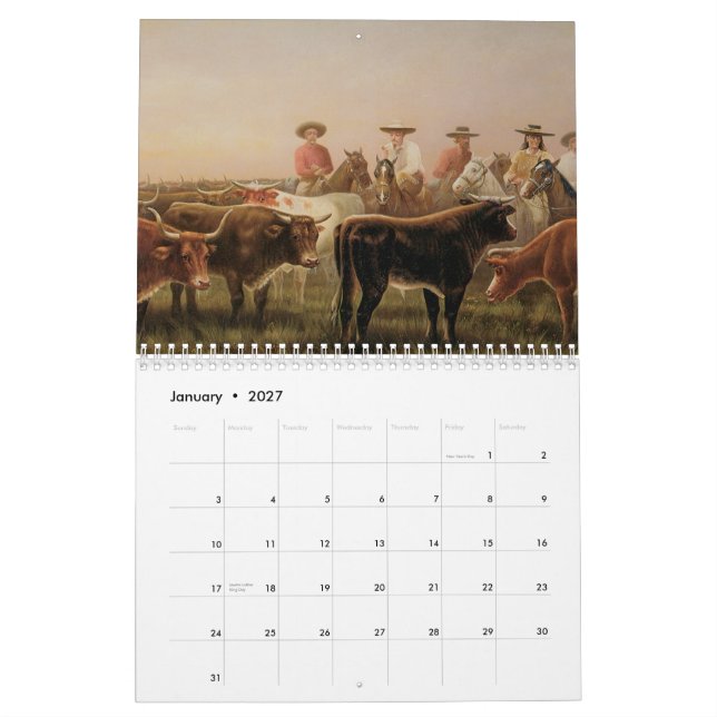 Mer av de Olds väster 2014 Kalender (Jan 2027)