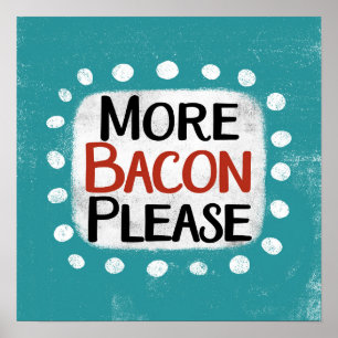 Mer bacon Poster Wall Art
