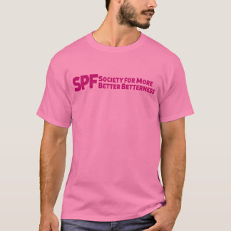 Mer bättre Betterness utslagsplats (rosa T-shirt