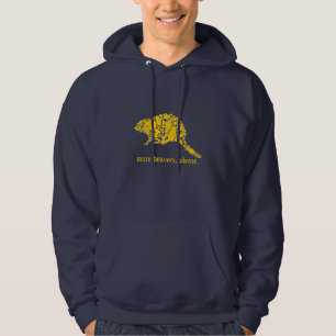 Mer bäver, behar sweatshirt med luva