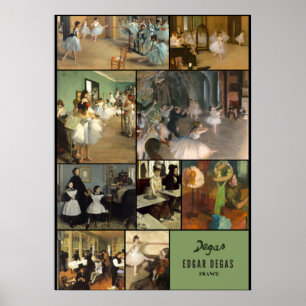 Mer Berömd intryck av Edgar Degas Poster