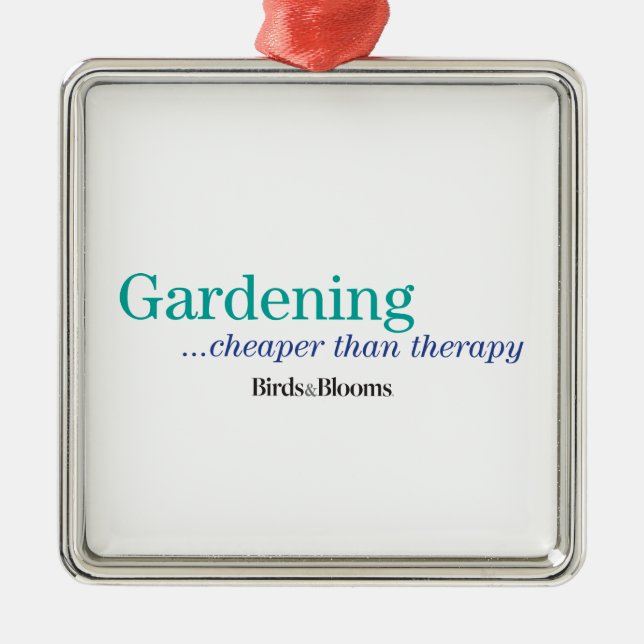 Mer billig än terapi julgransprydnad metall (Framsidan)