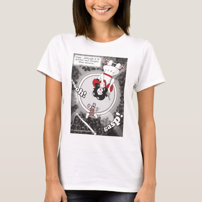 Mer billig & mer snabb än Divorce bekläda design T Tee (Framsida)