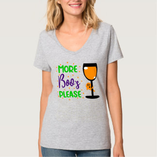 Mer Boos Vänligen T-Shirt Söt Halloween T-Shirt