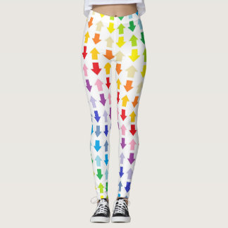 Mer bred Spectrumregnbågepilar Leggings