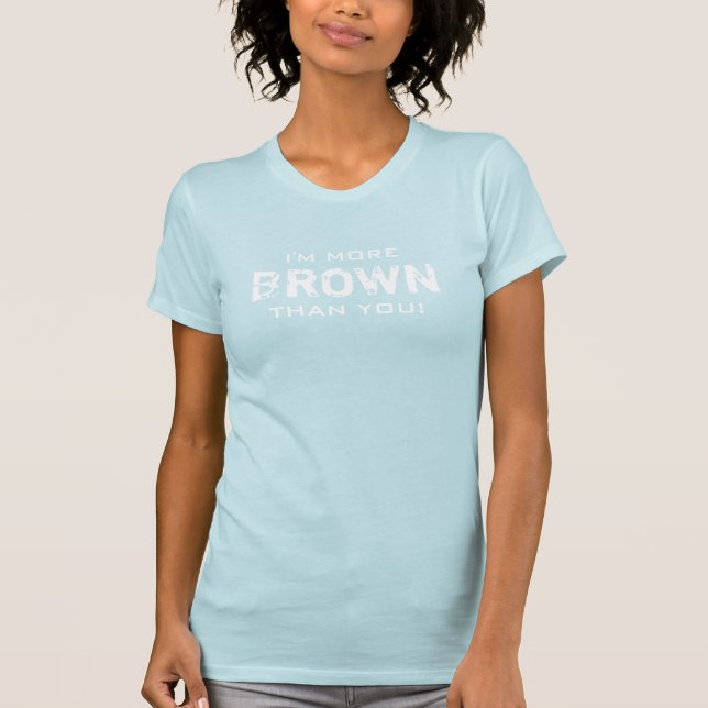 MER BROWN än Färg Tröja (Framsida)