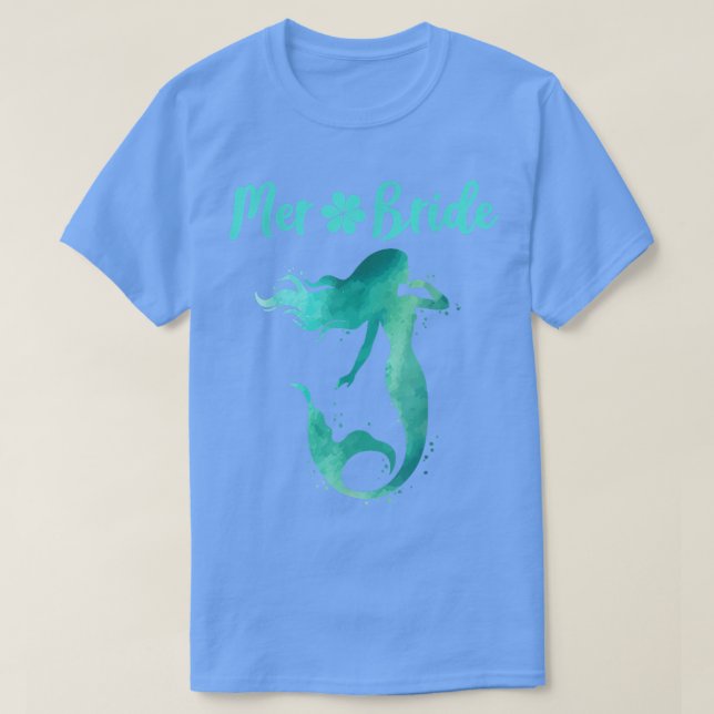 MER BRUD SJÖJUNGFRU  T SHIRT (Design framsida)