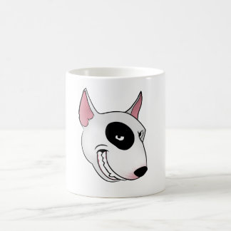 mer bullterier huvud kaffemugg