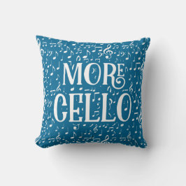 Mer Cello - Blue White Music Kudde