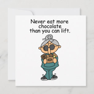 Mer choklad Humor