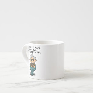 Mer choklad Humor Espressomugg
