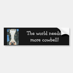 Mer Cowbell! Bildekal