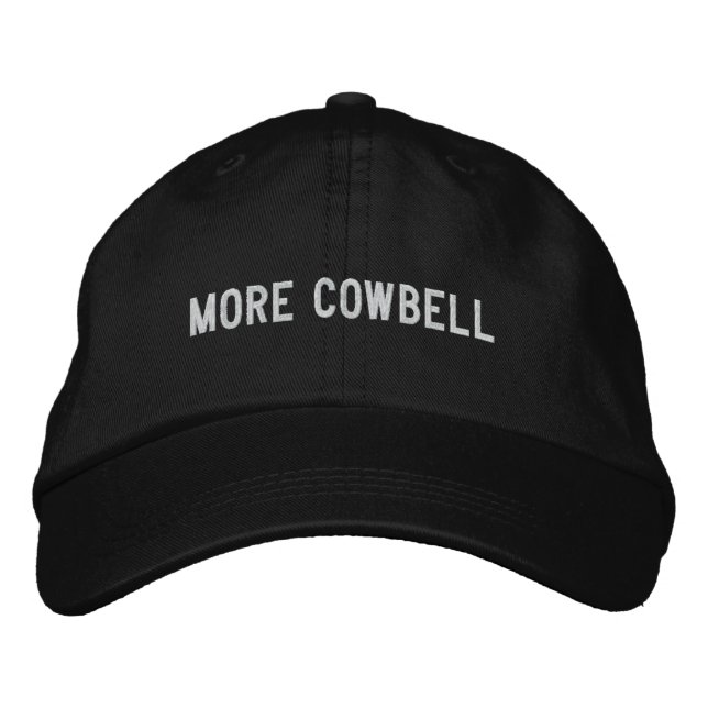 Mer Cowbell Broderad Keps (Framsida)