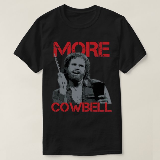 Mer Cowbell! Klassisk T-Shirt (Design framsida)