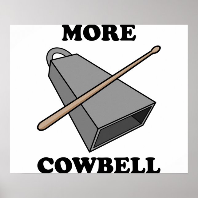 Mer Cowbell Poster (Framsidan)