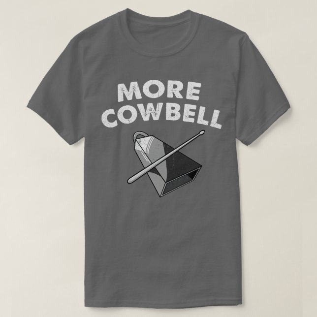 Mer Cowbell T Shirt (Design framsida)