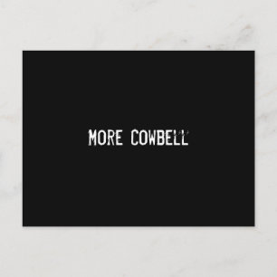 Mer Cowbell Vykort