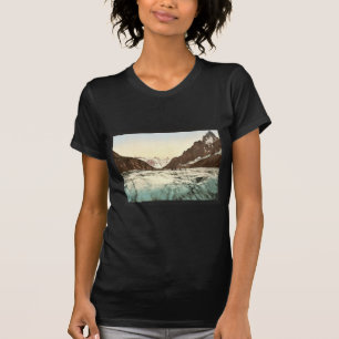 Mer de Glace, Mont Blanc, Chamonix dal, frankrike T Shirt