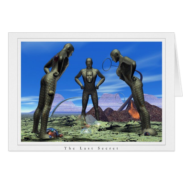 Mer dernier hemlighet för Le Hälsningskort (Framsidan Horizontal)