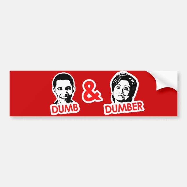 Mer dum Anti-Obama - som är dum och Bildekal (Framsidan)
