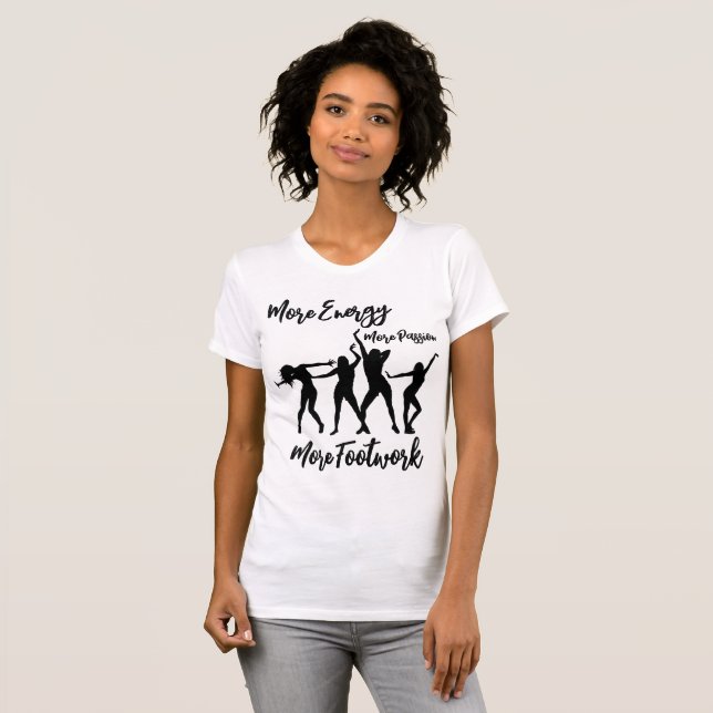 Mer energi - mer fotarbete T-Shirt (Hel framsida)