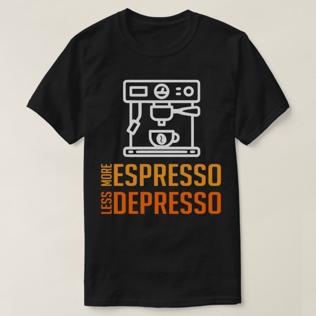 MER ESPRESSO MINDRE DEPRESSO 20 T SHIRT (Design framsida)