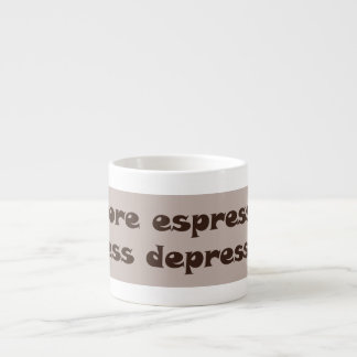Mer espresso, mindre Depresso: Enkelhet i var och  Espressomugg