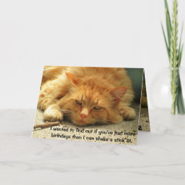 Mer födelsedagar än dig kan skaka en pinne på kort