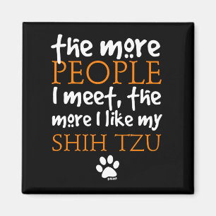 Mer folk möter jag… Shih Tzu Magnet