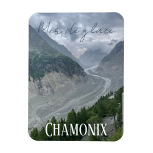 Mer glacé, Chamonix, Mont Blanc, Fransk Alpes Magnet