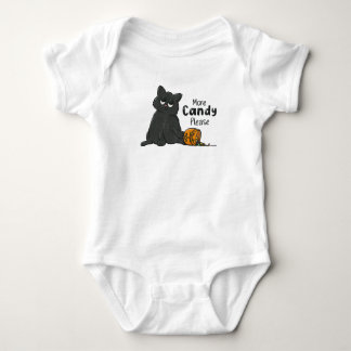 Mer godis, Halloween svart katt T Shirt