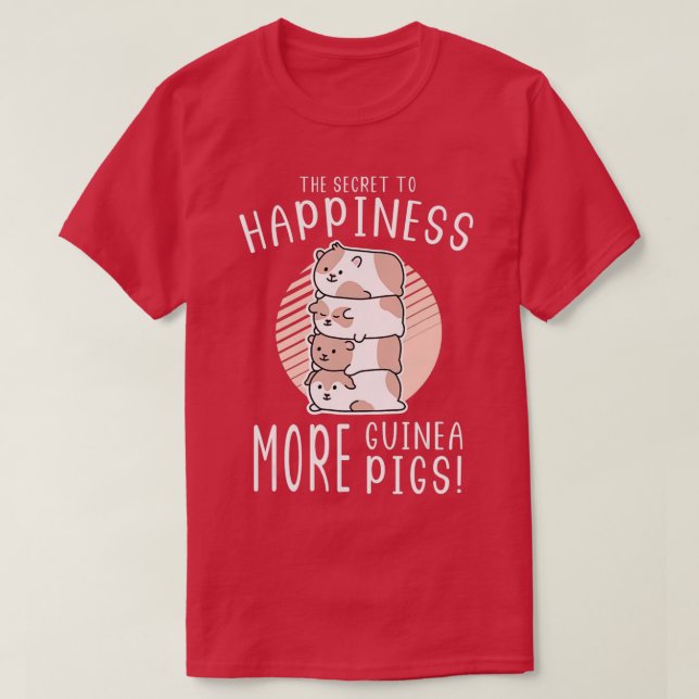 Mer Guinea Grisar T Shirt (Design framsida)