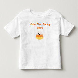 "Mer gullig än candy corn" Halloween T för småb Tee