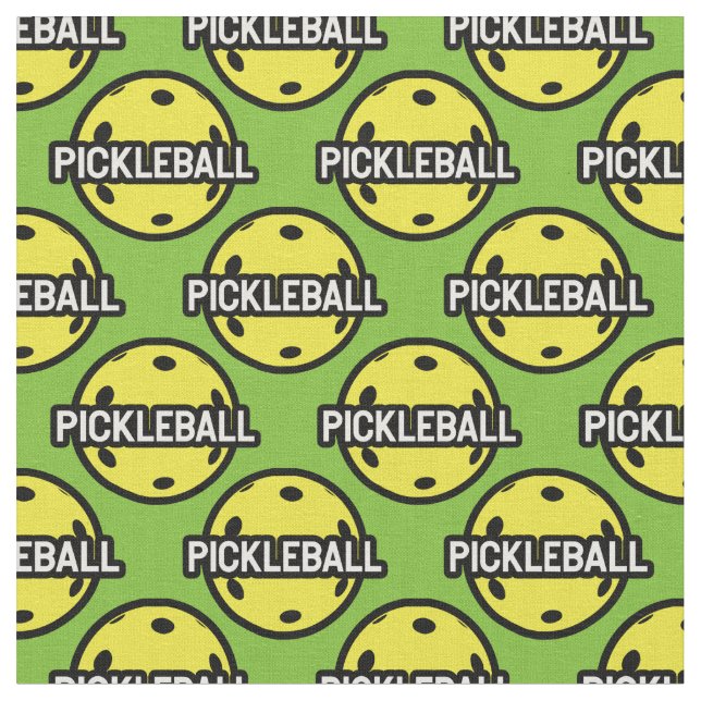 Mer gult Picklebollar - anpassningsbarnas bakgrund Tyg (Närbild)
