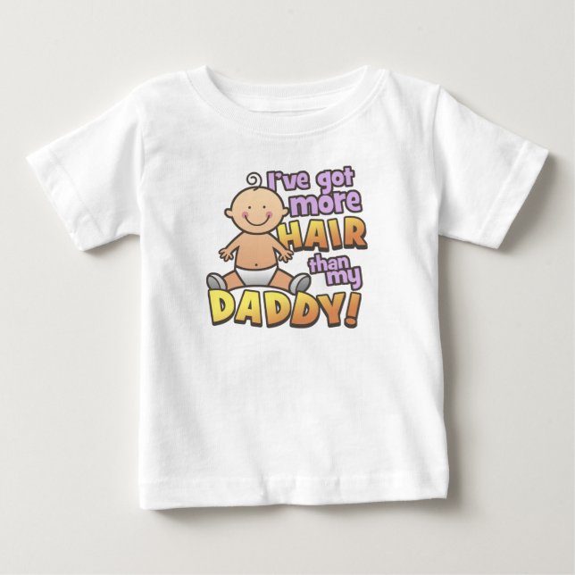 Mer hår än pappaT-tröja & gåvor T-shirt (Framsida)