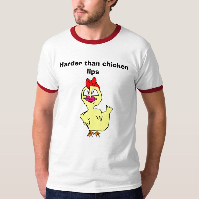 mer hård än feg läppar, mer hård än feg läppar t shirt (Framsida)