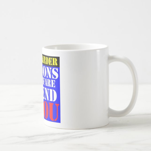 Mer hård arbete kaffemugg (Höger)