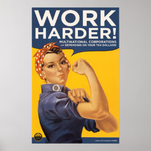 mer hård arbete! poster