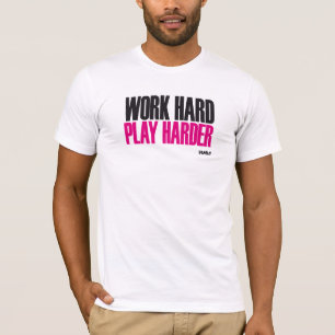 mer hård hård lek för arbete tee shirt