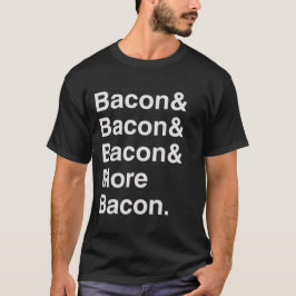 Mer Helvetica utslagsplatsskjorta för bacon Tröja