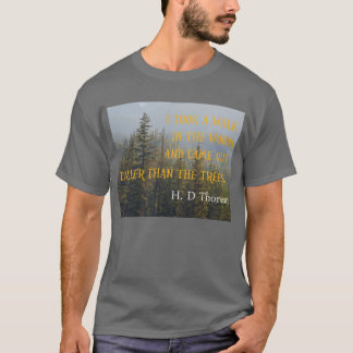 Mer högväxt än träden, Henry David Thoreau Tee