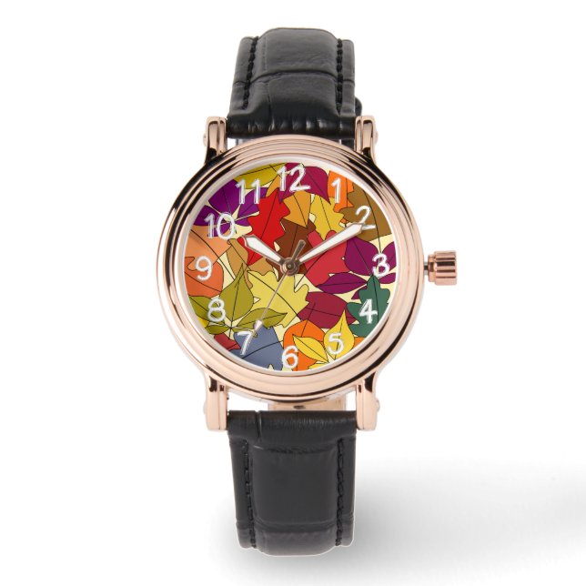 Mer Höst löv Armbandsur (Framsida)