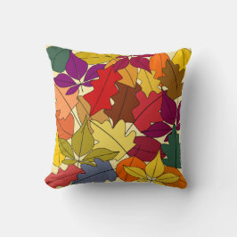 Mer Höst löv Kudde