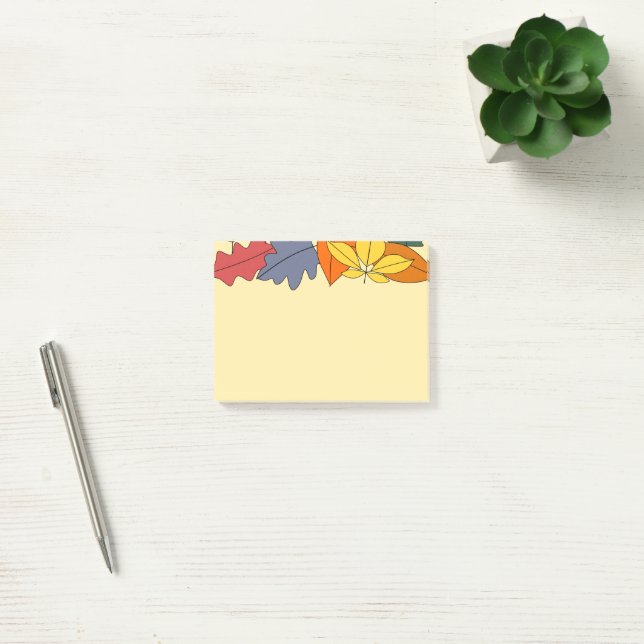 Mer Höst löv Post-it Block (Kontor)