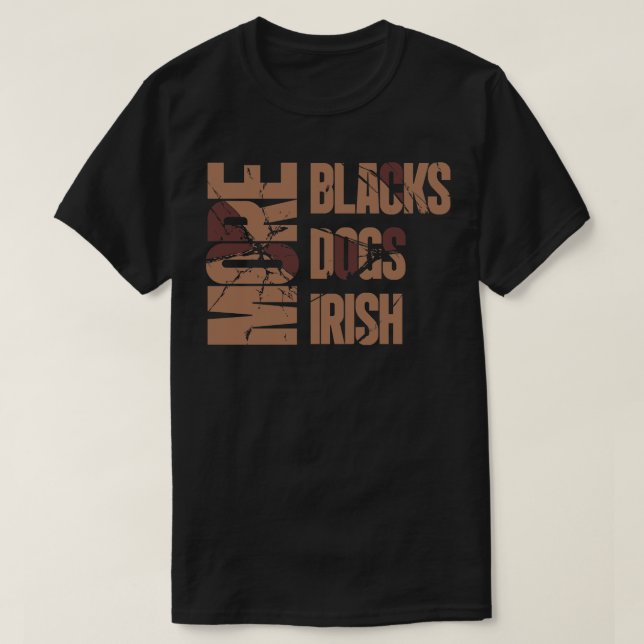 Mer  HUNDAR Mer IRISH T Shirt (Design framsida)
