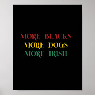 Mer  Hundar Mer irländskt - blint Poster