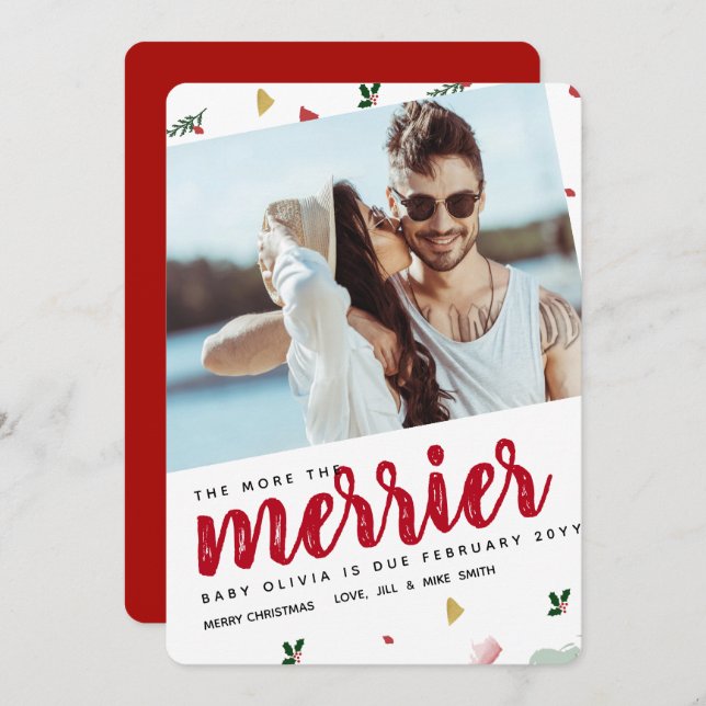 Mer information om den goda Graviden Inbjudningar (Fram/baksida)