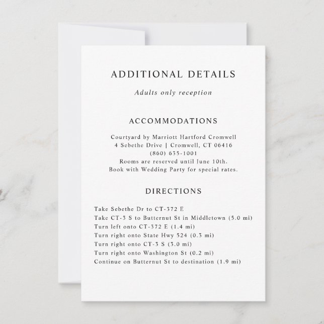 Mer information om hur du infogar kort (Framsida)