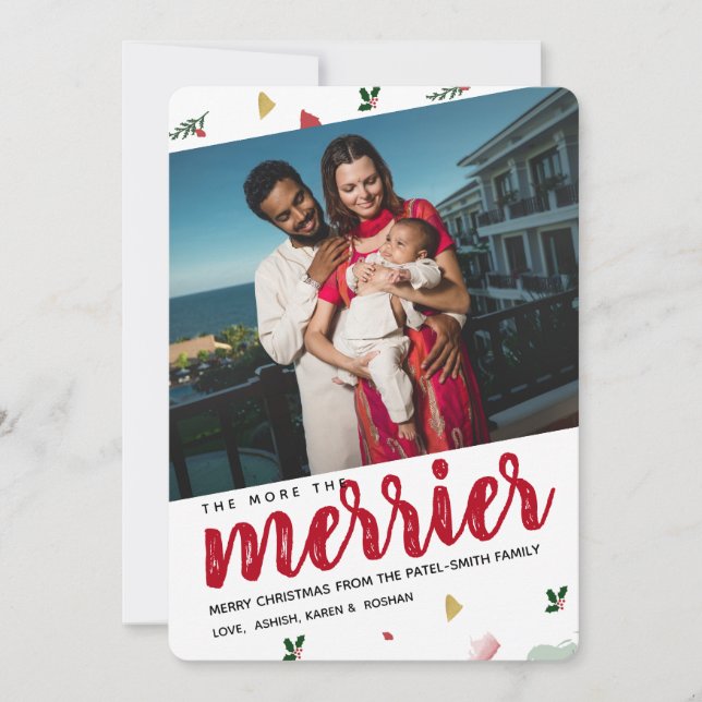 Mer information om julafton Baby Inbjudningar (Framsida)