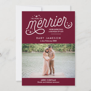 Mer information om Merrier Jul-Graviden Julkort